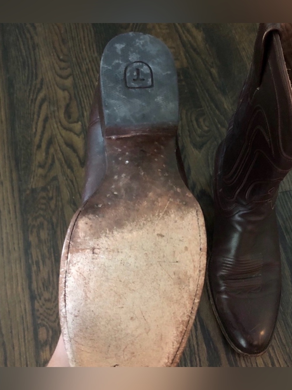 Tecovas Dark Brown Western Boots - Picture 3 of 4